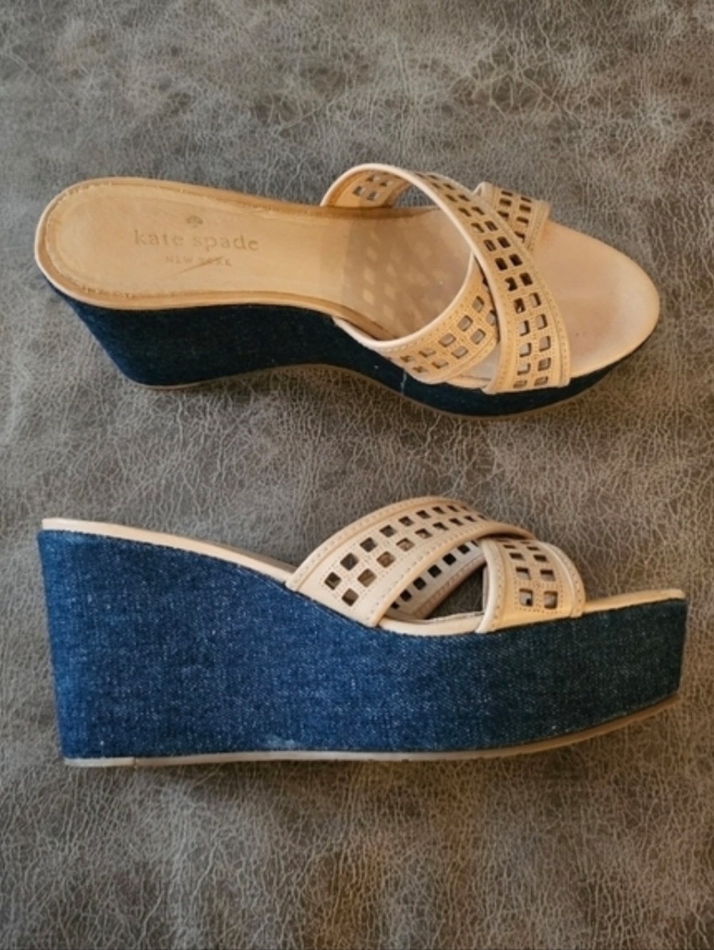 Kate Spade Platform Wedges. - Picture 2 of 6